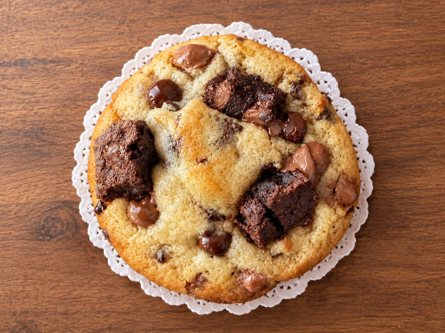 Brownie Stuffed Cookie